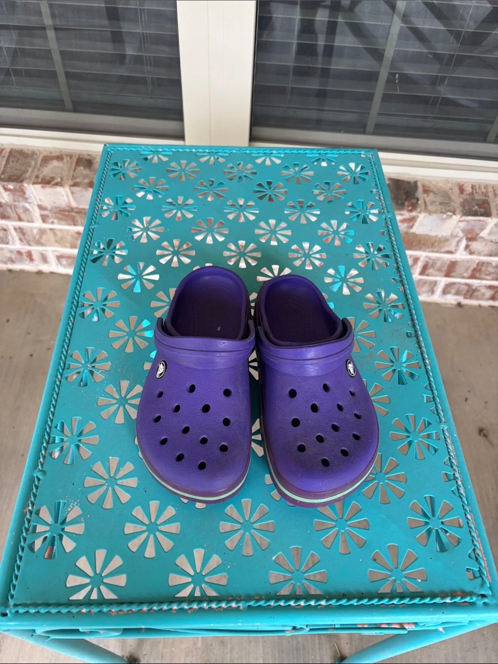 Crocs‎ Purple Crogman Kids Clogs Shoes
